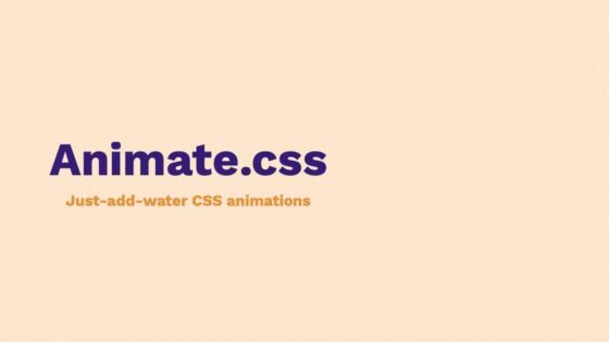 手軽にアニメーションを「Animate.css」