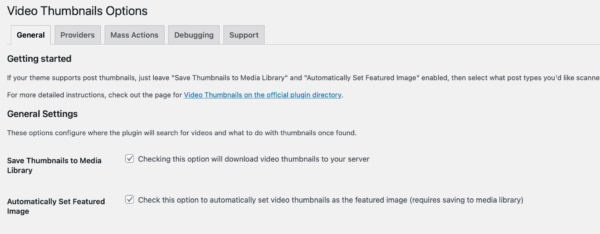 「WordPressで動画サムネイルを自動生成する方法：Video Thumbnails Reloadedの使い方